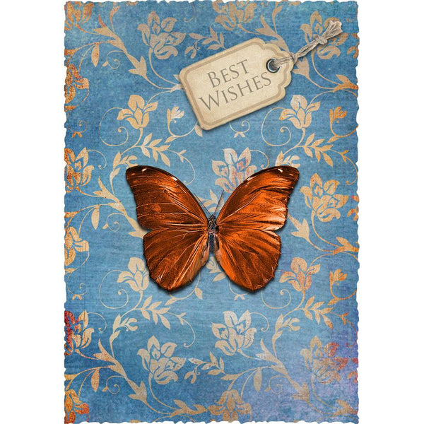 Best wishes, butterfly Card by Gespansterwald GmbH