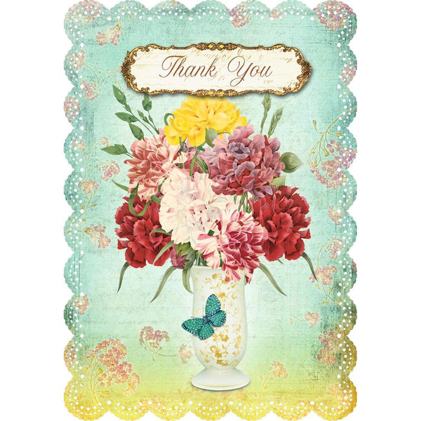 Thank You flowers Card by Gespansterwald GmbH