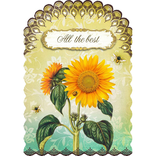 All the best Sunflowers Card by Gespansterwald GmbH