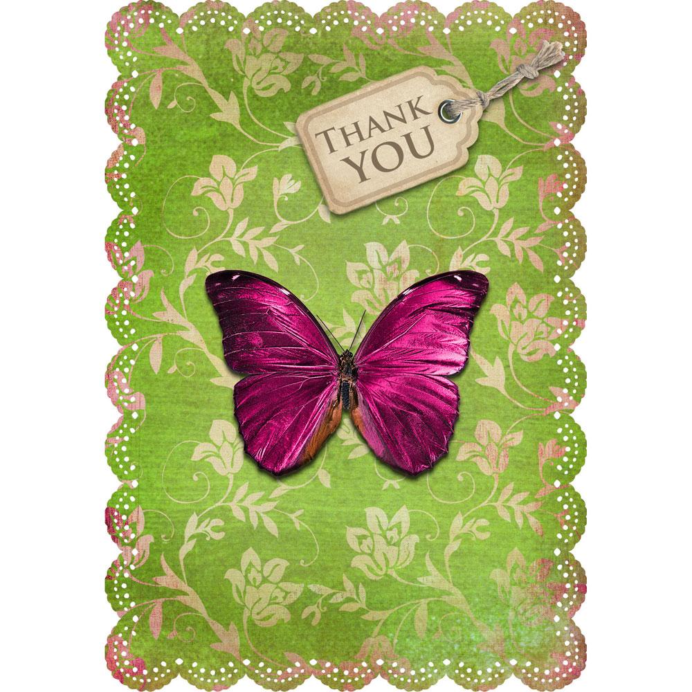 Thank you butterfly Card by Gespansterwald GmbH