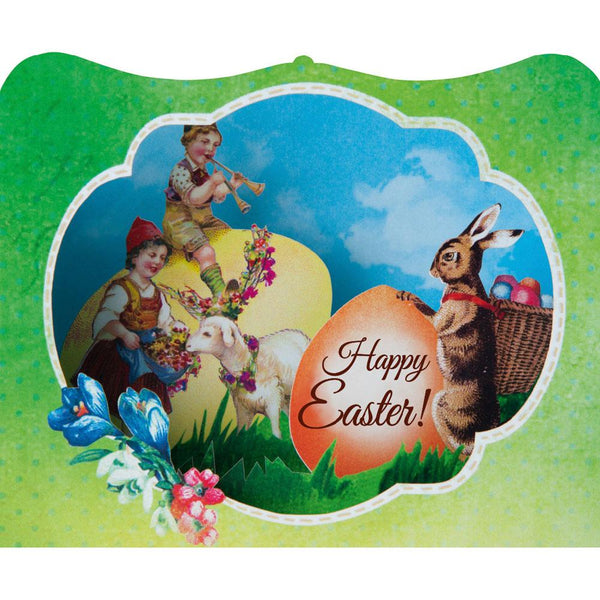 Happy Easter rabbits 3-D Card by Gespansterwald GmbH