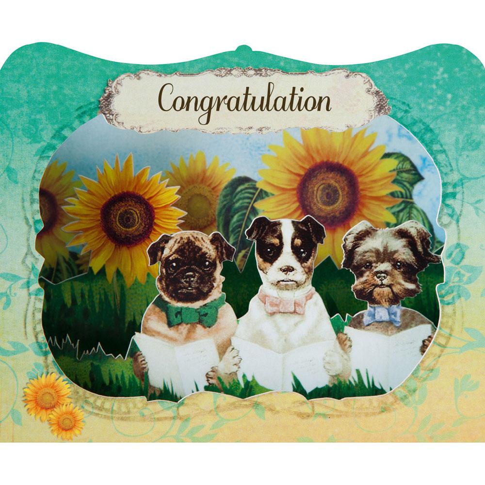Puppy Congrtulations 3-D Card by Gespansterwald GmbH
