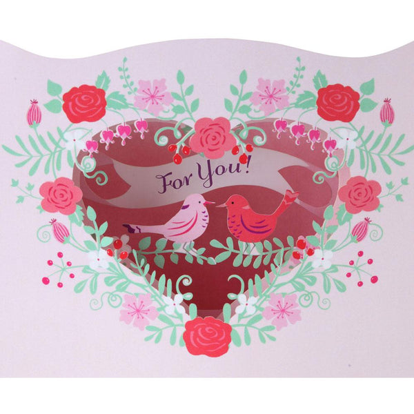 For you love birds 3-D Card by Gespansterwald GmbH