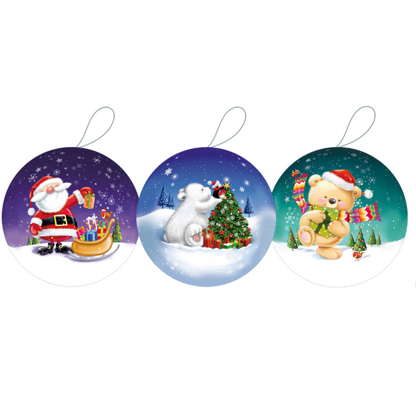 8 cm Winter Moments Gift Bauble by Nestler GmbH