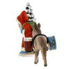 Miniature Santa with Donkey by Marolin Manufaktur