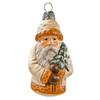 Antique White Santa Ornament by Marolin Manufaktur