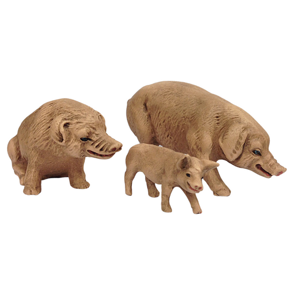 Pig Grouping, 12cm scale by Marolin Manufaktur