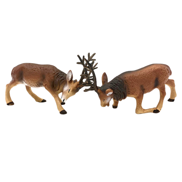 Winning and Losing Fighting Bucks, Forest Stag Set made by Marolin Manufaktur