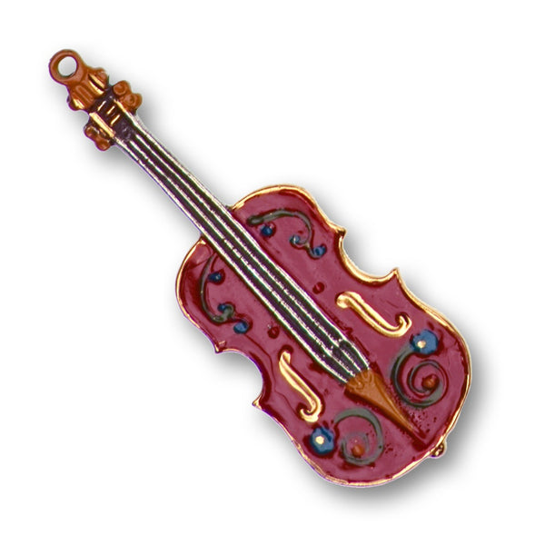 Violin Ornament by Kuehn Pewter