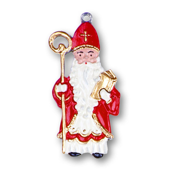 St. Nicholas Pewter Ornament by Kuehn