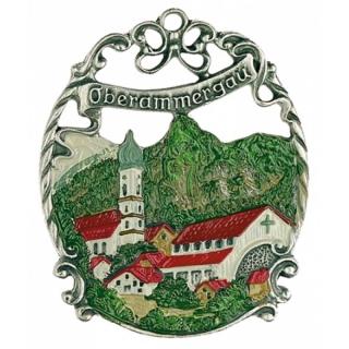 Oberammergau Scene Ornament by Kuehn Pewter