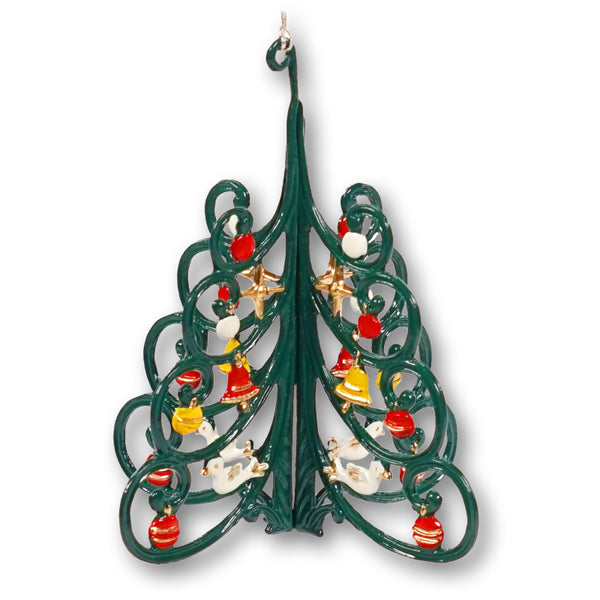3D Christmas Tree Ornament by Kuehn Pewter