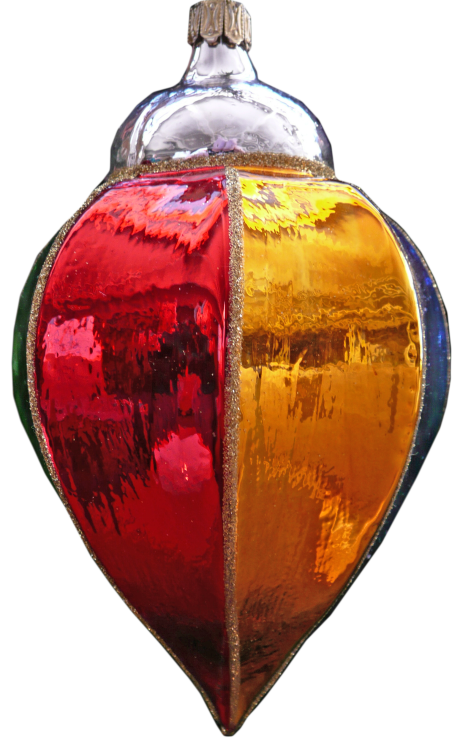 Colorful Form Ornament by Old German Christmas