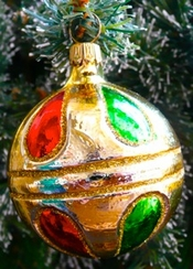 Colorful Jingle Reflector Ornament by Old German Christmas