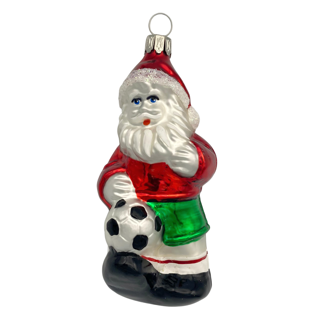 Santa with Soccer Ball by Old German Christmas