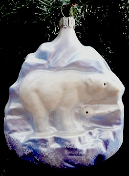 Polar Bear Ornament by Old German Christmas