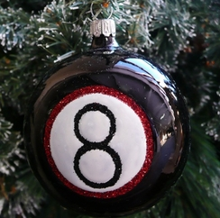 8 Ball Ornament by Old German Christmas