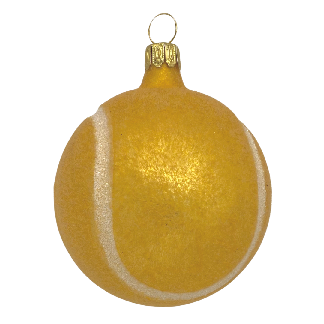 Tennis Ball, Gold by Old German Christmas