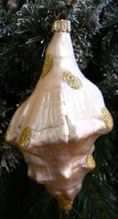 Conch Shell Ornament by Old German Christmas