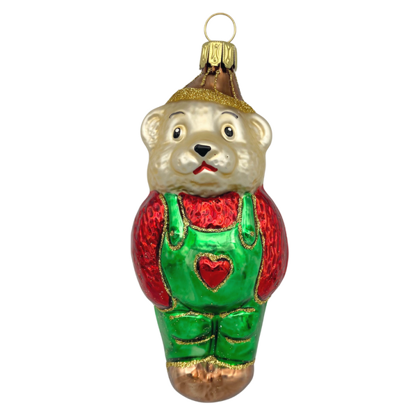 Teddy Bear in Lederhosen, Ornament by Old German Christmas