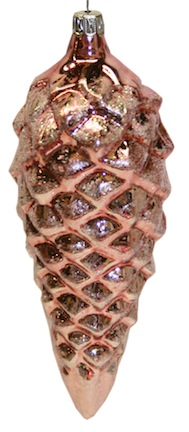 Light Red Pinecone Ornament by Old German Christmas