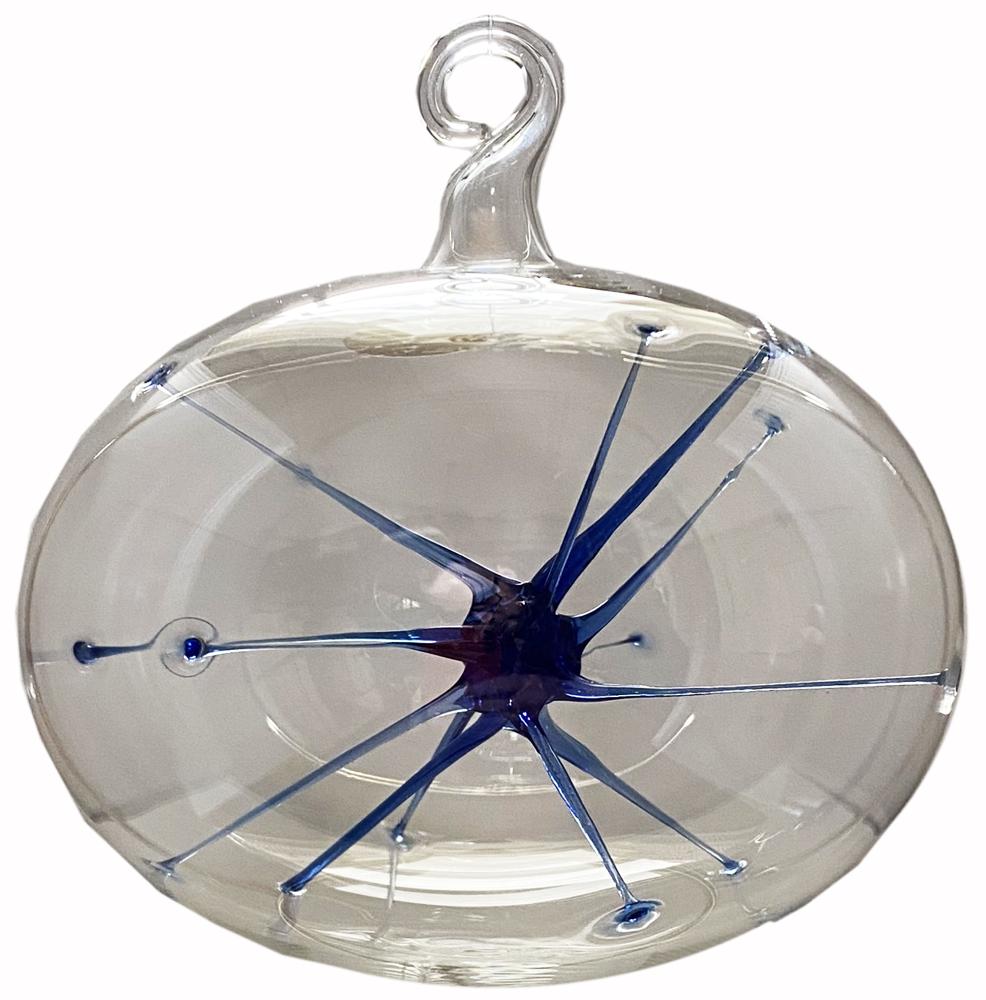 Clear Starburst, Olive by Greiner-Perth Glaskunst