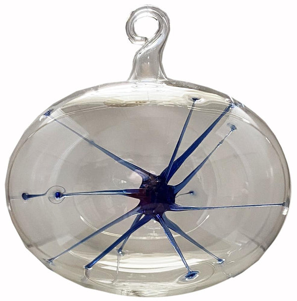 Clear Starburst, Olive by Greiner-Perth Glaskunst