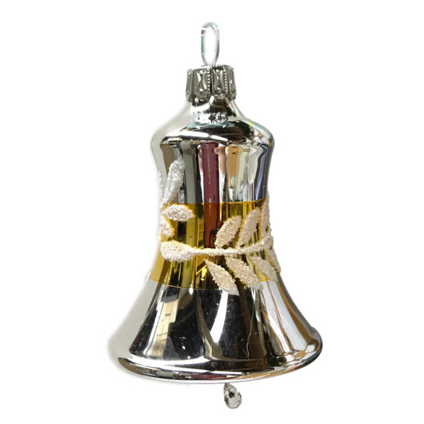 Bell, Rime-Twig, Gold Ornament by Glas Bartholmes