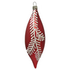 Fir Branch Olive, red and white by Glas Bartholmes