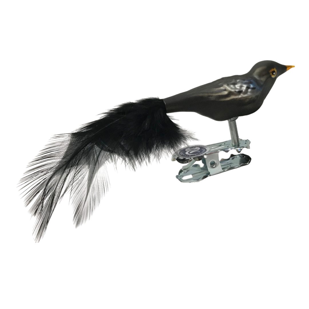 Blackbird Mini Bird by Glas Bartholmes