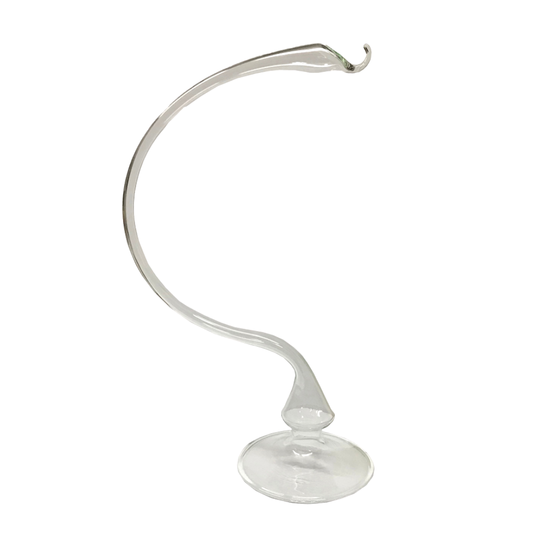 Glass Stand for Ornaments by Glas Bartholmes