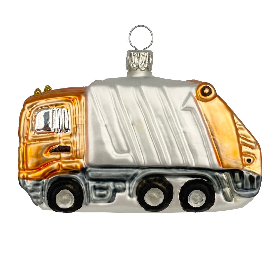 Garbage Truck Ornament by Glas Bartholmes