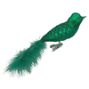Green Waffle Bird Ornament by Glas Bartholmes