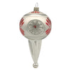 Silver Tri-Reflector with Droptip and Red Holly, Ornament by Glas Bartholmes