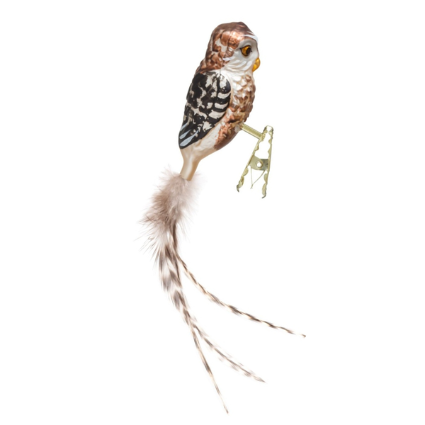 Forest Owl Ornament by Glas Bartholmes