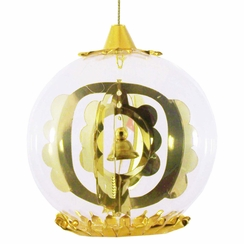 Gold Bell Tree Ornament by Resl Lenz