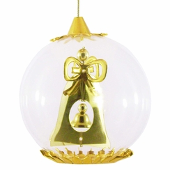 Bell Foil Ornament, gold by Resl Lenz