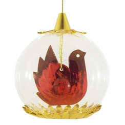 Red Hen Ornament by Resl Lenz
