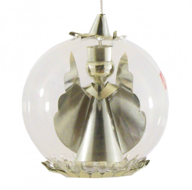 Silver Angel Ornament by Resl Lenz