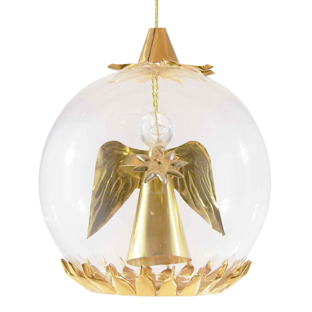 Angel Foil Ornament, 6cm, gold by Resl Lenz