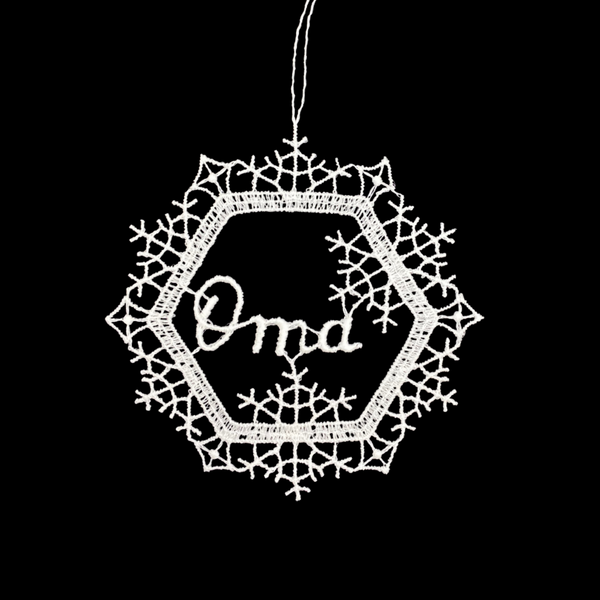 Lace Oma Ornament by StiVoTex Vogel