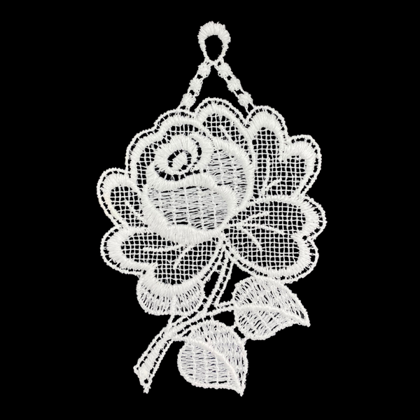 Lace Rose Ornament by StiVoTex Vogel