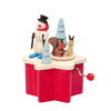 crank Snowman Music Box by Graupner Holzminiaturen