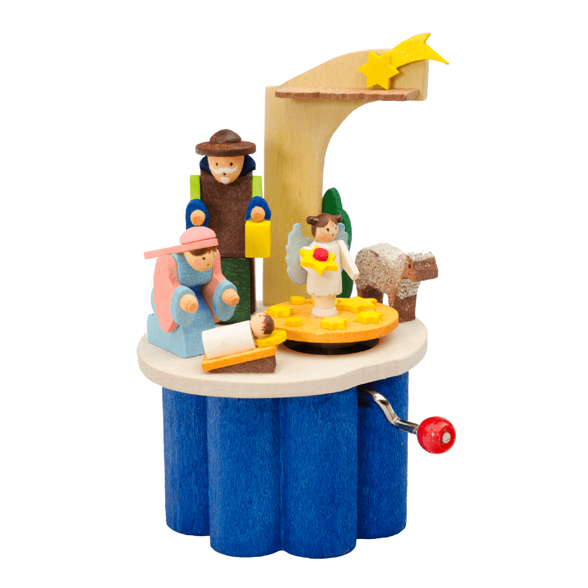 The Nativity Story Crank Music Box by Graupner Holzminiaturen