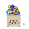Moon and Angels-Crank Music Box by Graupner Holzminiaturen