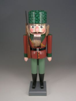 Forester Nutcracker with Brown Coat by Werkstatte Volker Fuchtner