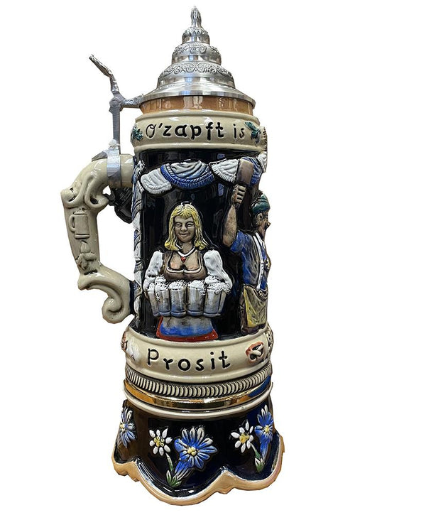 Oktoberfest Stein with Built-In Music Box by King Werk GmbH and Co