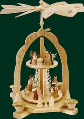 Two Level Nativity Pyramid by Richard Glasser GmbH