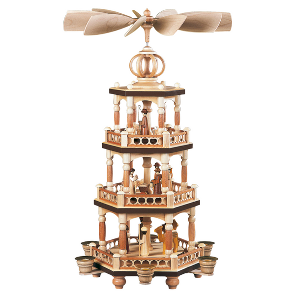 Three Tier "Christmas Story" Pyramid by Mueller GmbH