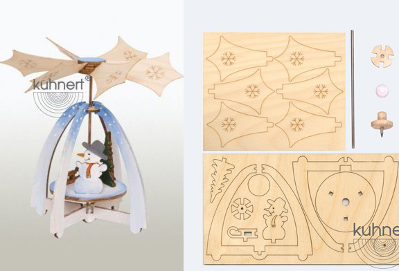 DIY Kit, thermic Pyramid winter by Kuhnert GmbH